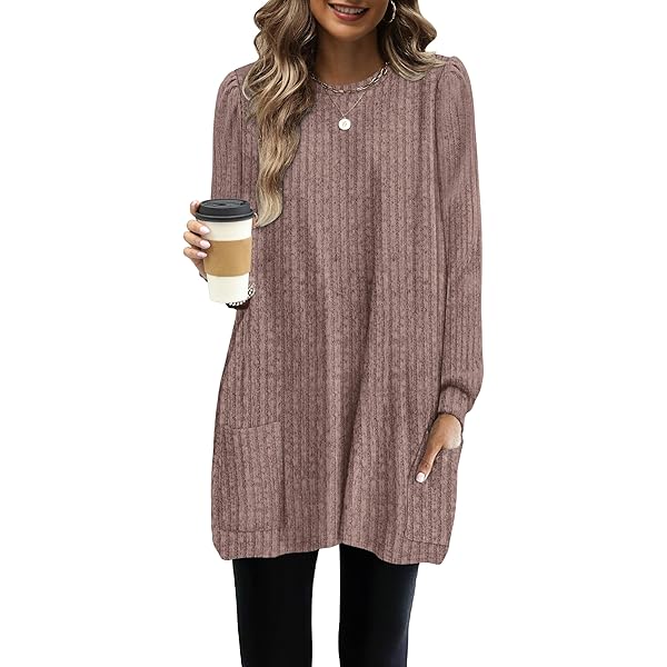 HARHAY 2025 Women's Cotton Knitted Long Sleeve Lightweight